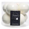 kerstbal wol wit - Afbeelding 4