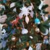 kerstpakket thema wit blauw boom 2m60 - Afbeelding 2